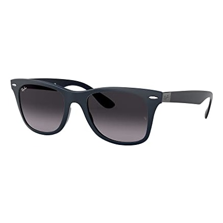 Ray-Ban Wayfarer Liteforce Matte Blue Light Grey Gradient Dark Grey 0RB4195-63318G52