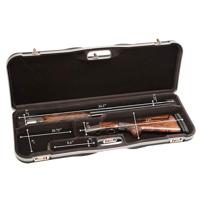 Negrini One Shotgun 34" High Rib Case Black/Gray 1645LX/4752