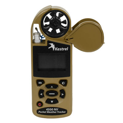 Kestrel 4500NV Kestrel Complete Weather & Environmental Meter w/Datalogging + NV Backlight Desert Ta 0845NVTAN