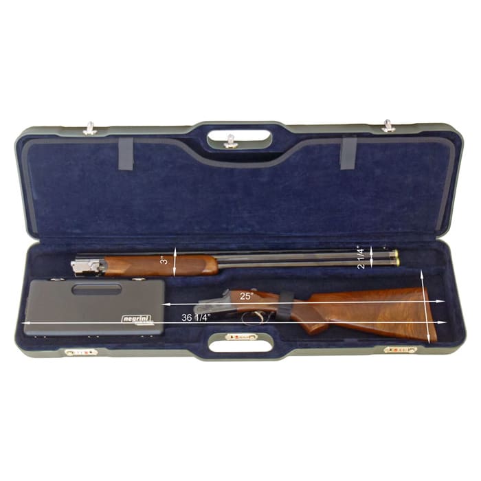 Negrini Two Gun 36" Case ABS Blaser Green/Blue 1677LR-UNI/5045