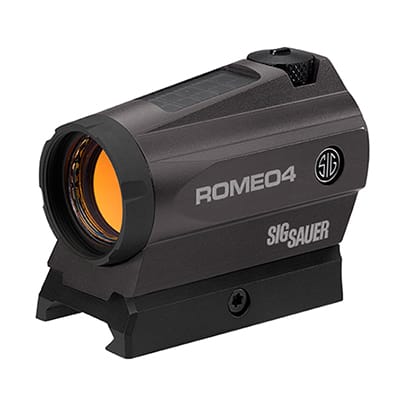 Sig Sauer Romeo4C 1x20mm 2 MOA Solar Red Dot with Circle Dot Red Dot Sight SOR41201