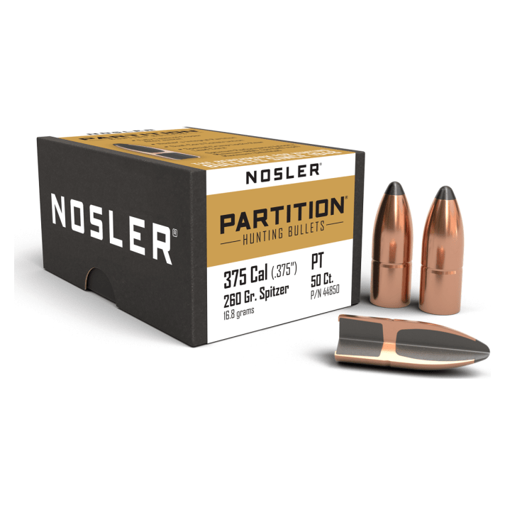 Nosler Partition P - 375 260g SP b (50ct) Bullets 44850