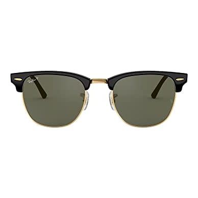 Ray-Ban Clubmaster Black G-15 Green Polar 0RB3016F-9015855