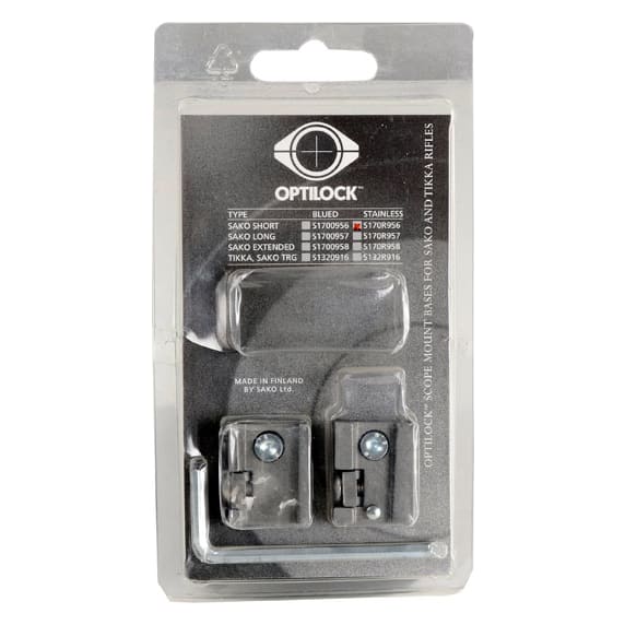 Sako Optilock Base Stainless Short-UA592