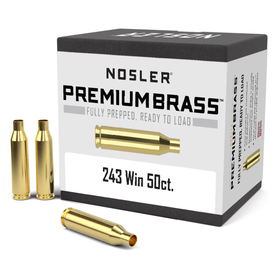 Nosler Premium Brass Box - 243 WIN (50ct) 10105