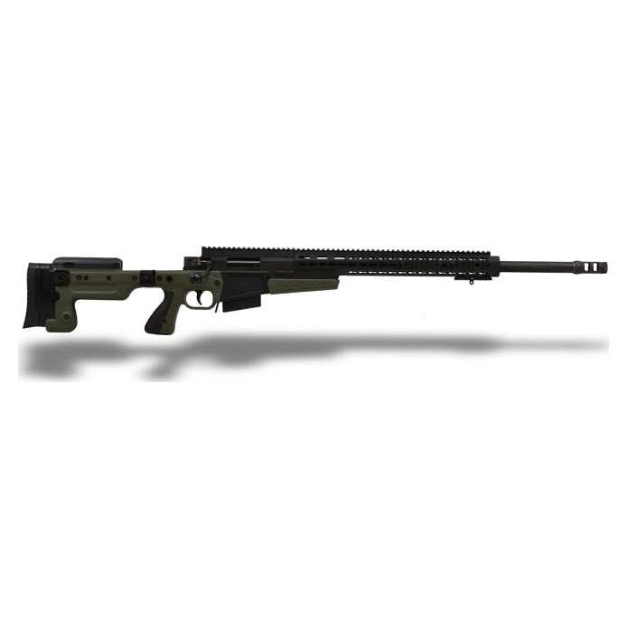 AX 6.5 Creedmoor 24" Barrel, SAS Brake, Green, Flush Cups, 16" tube