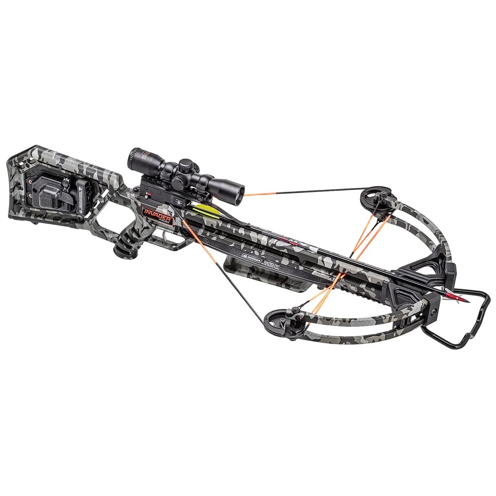 Wicked Ridge Invader 400 REFURBISHED Crossbow w/ACUdraw, Pro-View Scope, & 3 XX75 Arrows RF-WR20005-9522