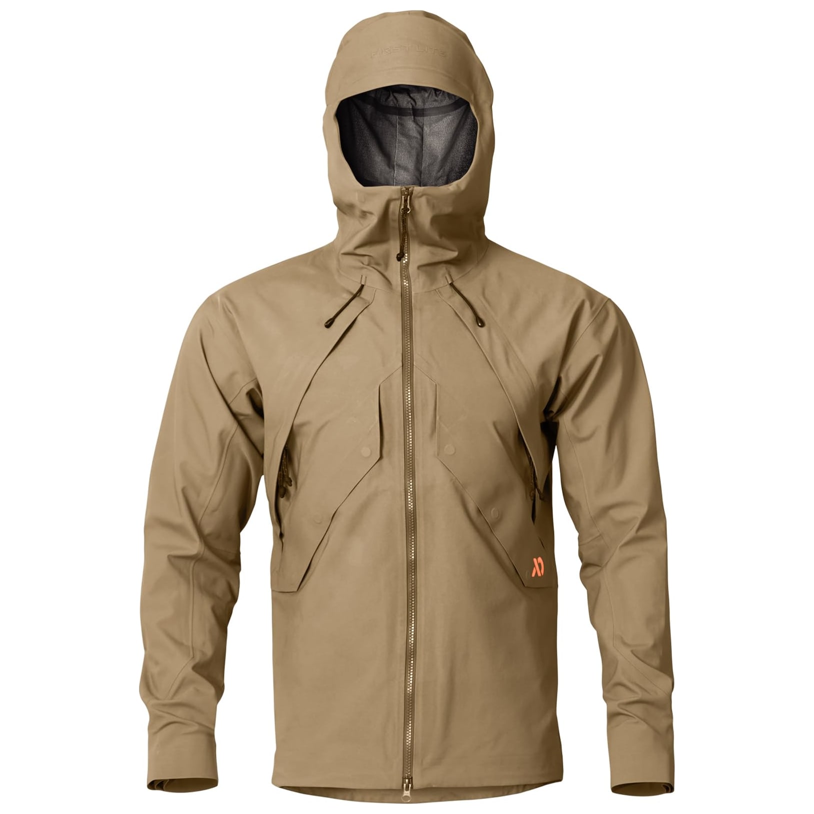 First Lite Men's Omen Stormshelter Jacket Dry Earth MOOSJDE