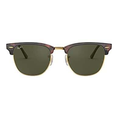 Ray-Ban Clubmaster Mock Tortoise on Arista G-15 Green 0RB3016F-W036655