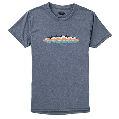Sitka Womens Ridgeline Tee SS Lead Medium 20078-PB-M