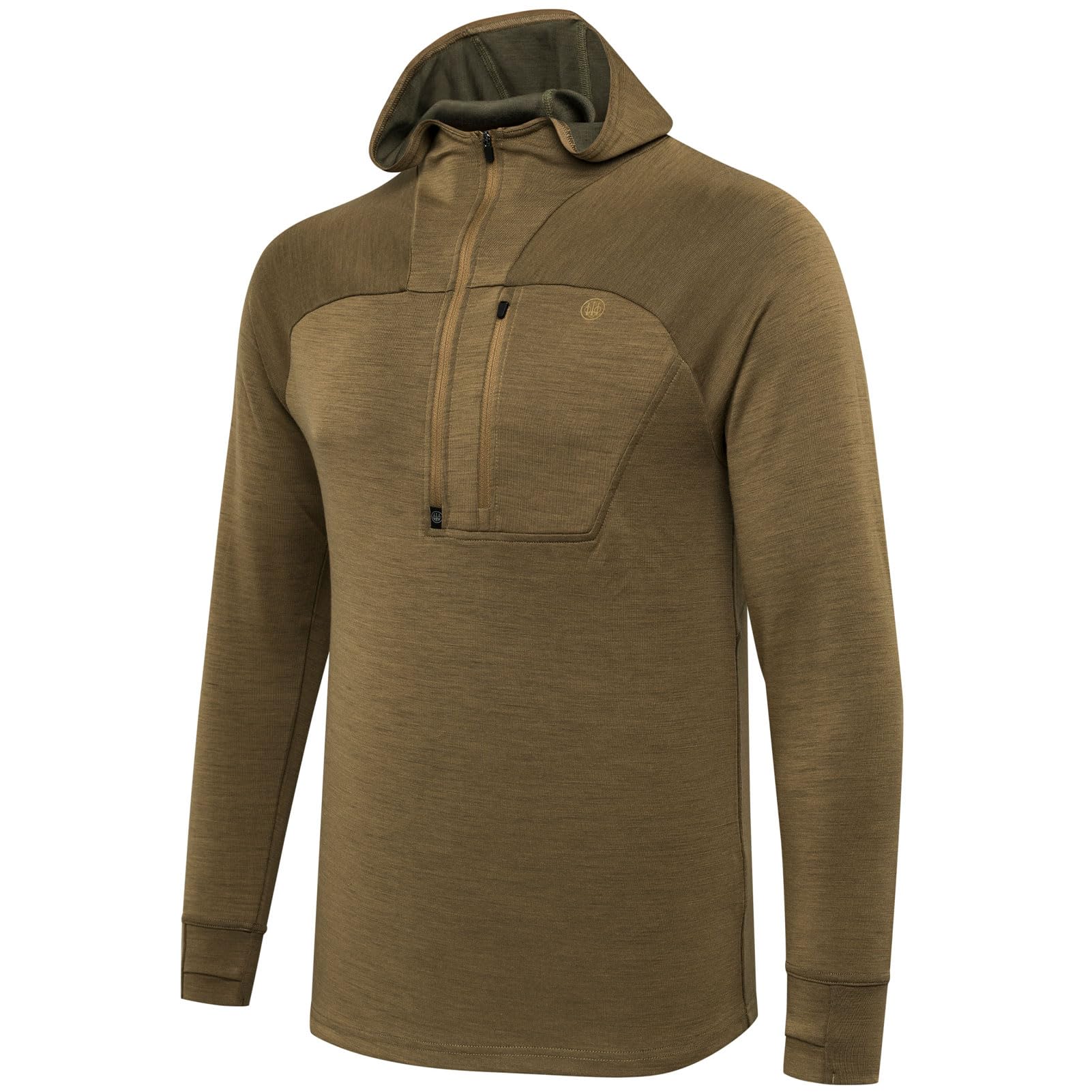 Beretta Apollo Merino Hoodie Otter P3801T25370836