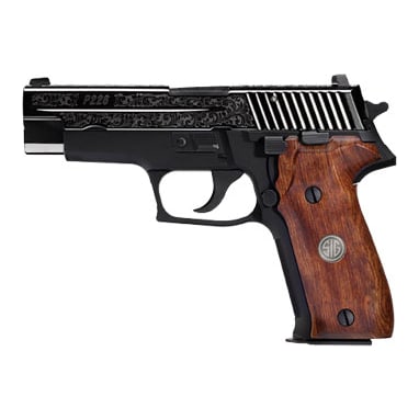 Sig P226 Engraved 9mm Pistol E26-9-BSS-ESM