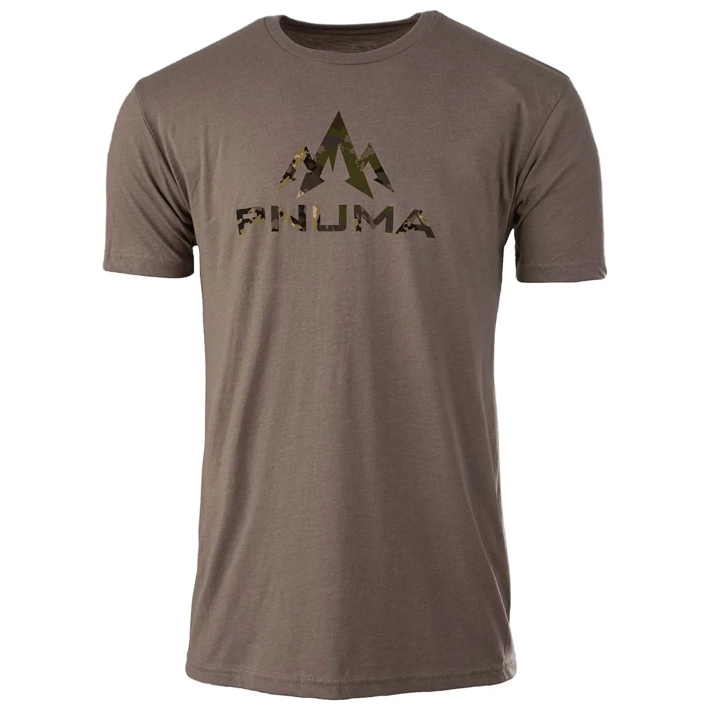 Pnuma Outdoors Lifestyle Caza Logo Tee Gray LS-TS-CL