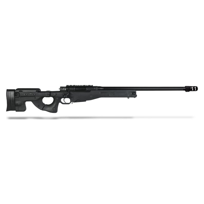 Accuracy International AE MK III 6-5 Creedmoor 24 inch Plain bbl Muzzle Brake Black Folding Stock