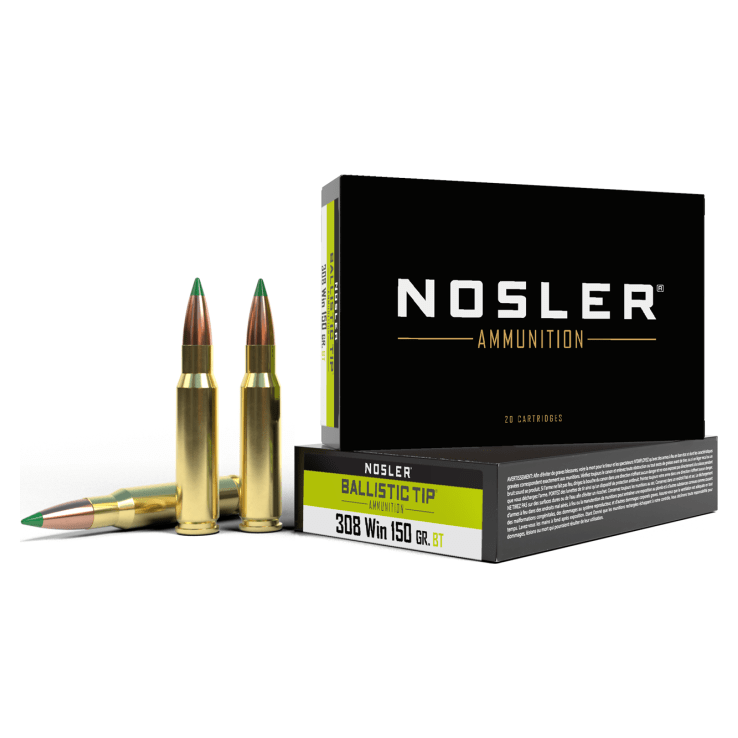 Nosler Ballistic Tip BTA - 308 Win 150g BT SP (20ct) Ammunition 61028