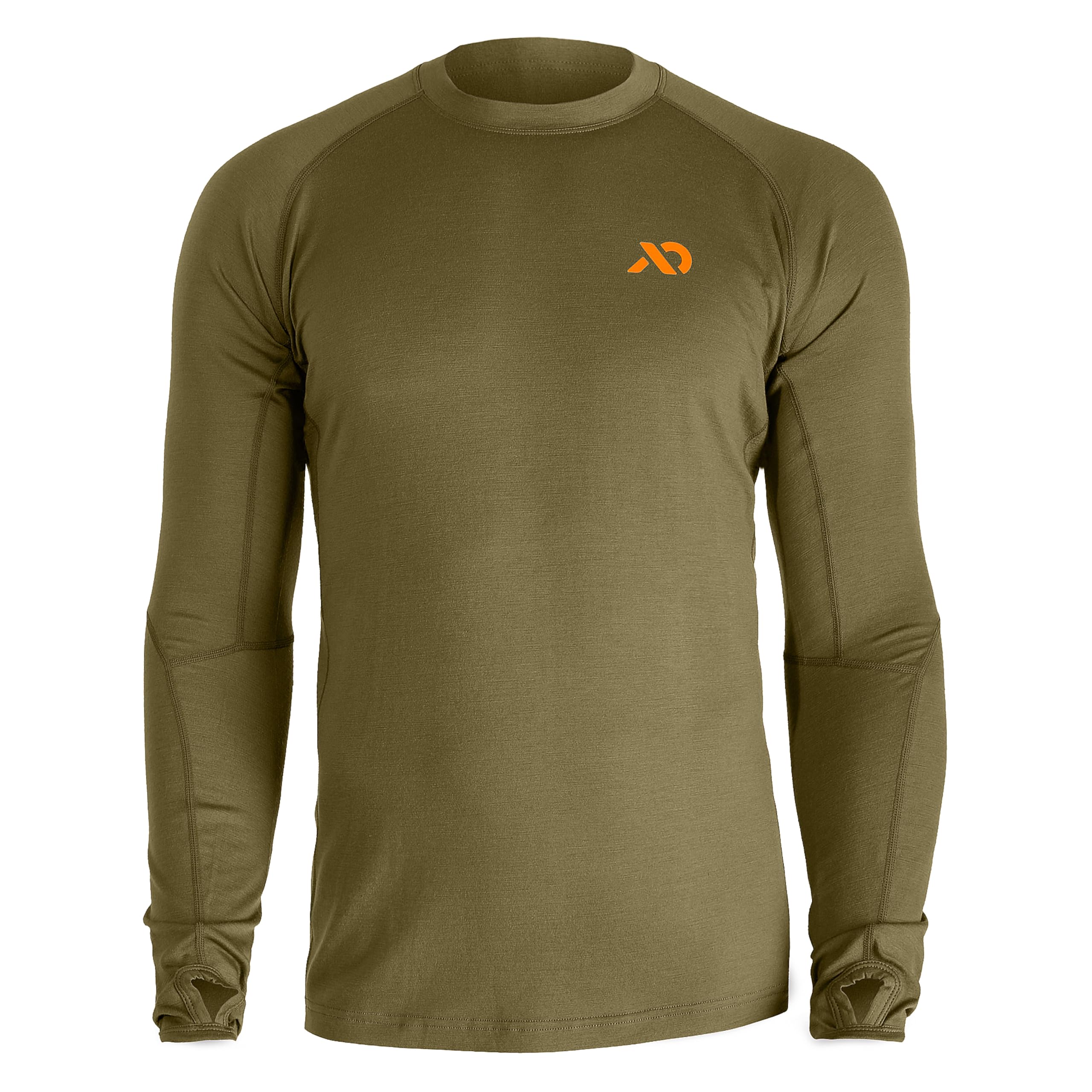 First Lite Men's Wick LS Crew Conifer MTWLCCN