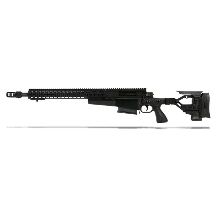 Accuracy International AX 300 Black chassis 20 inch barrel std brake - Left Hand A-XM300WMBL20SM-LH