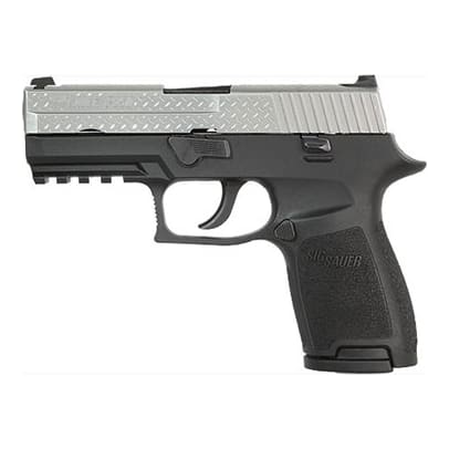Sig P250 Diamond Plate 9mm Pistol 250C-9-DP