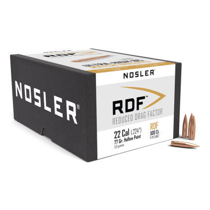 Nosler RDF RDF - 22 77g HPBT (500ct) Bullets 54612