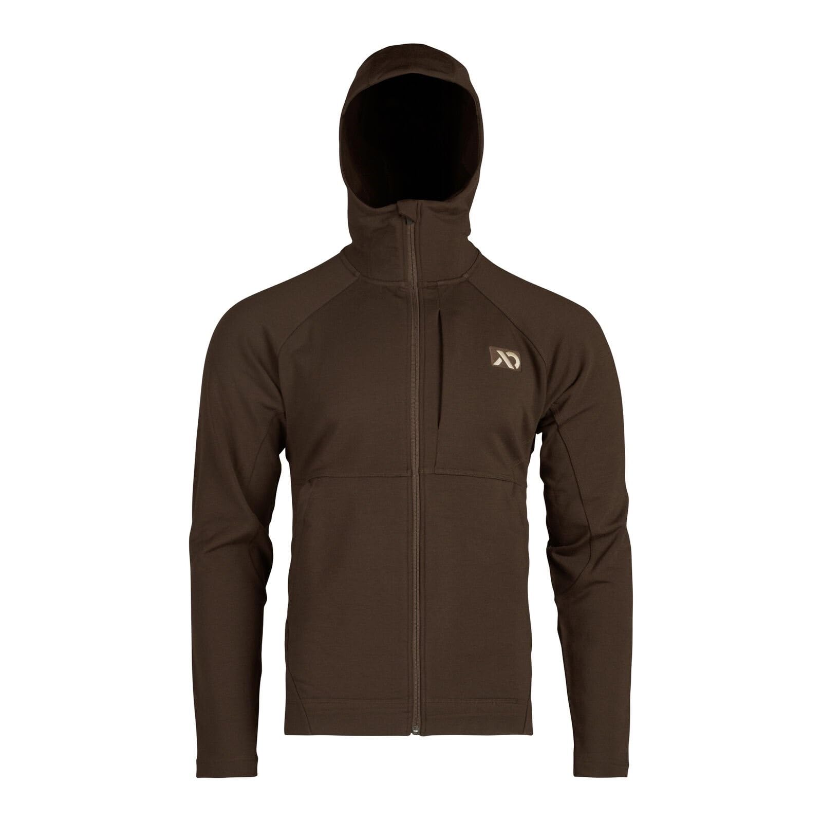 First Lite Men's Rugged Wool FZ Jacket Terra MTRWJTR