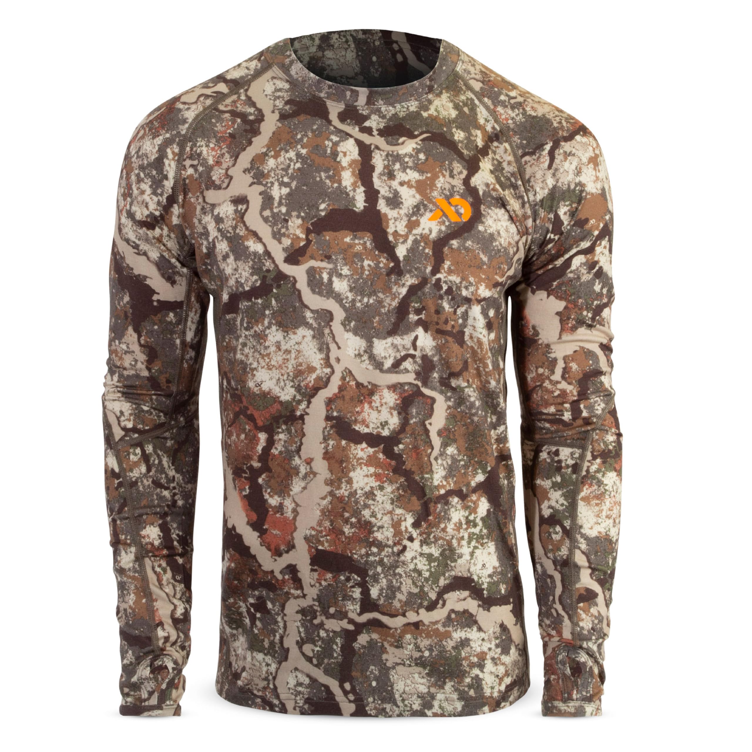 First Lite Men's Wick LS Crew Specter MTWLCSP