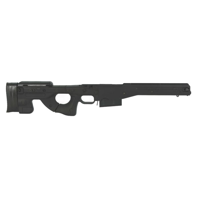 AICS Stock 1.5 Black .338 Fixed Stock - Long Action