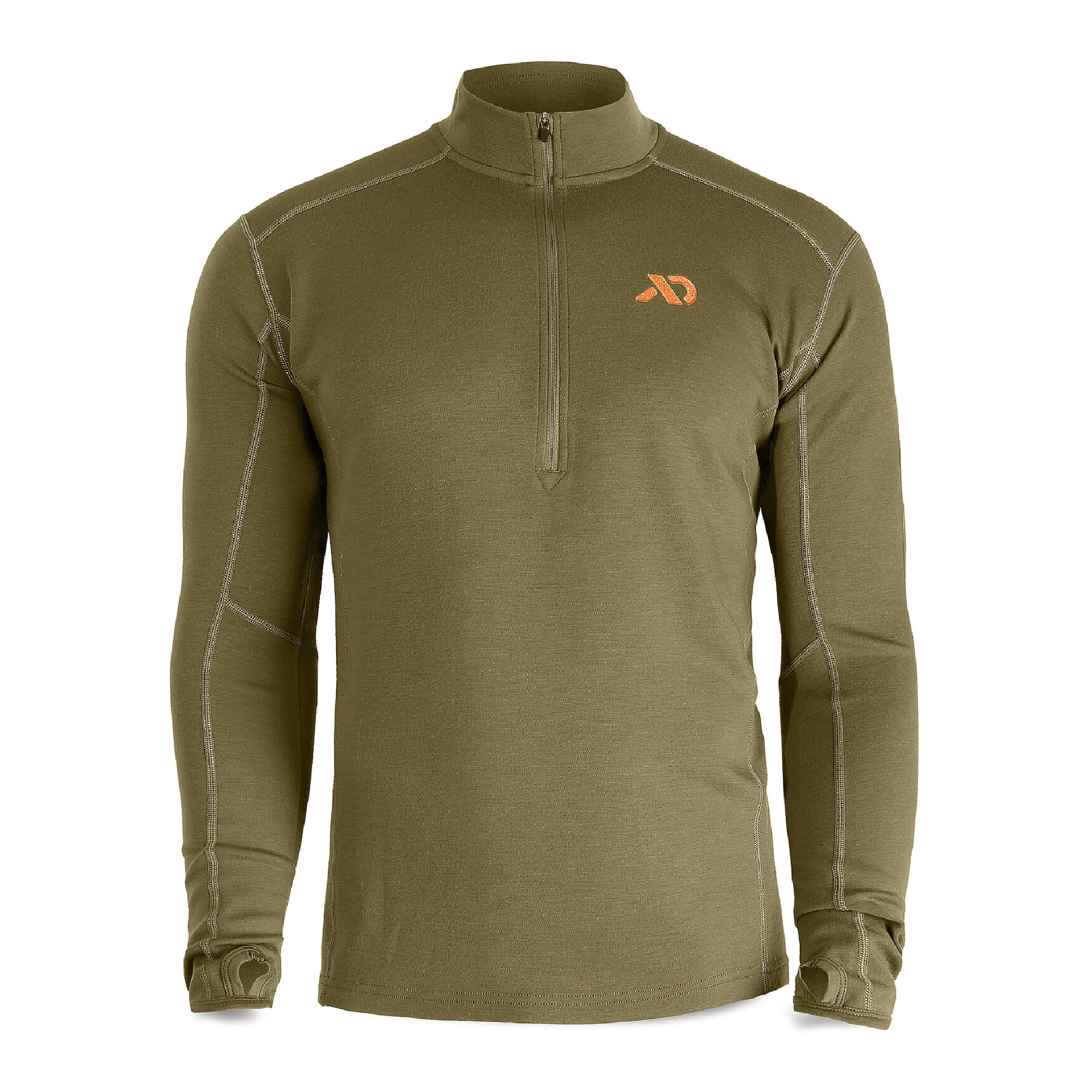 First Lite Men's Kiln Quarter Zip Conifer XL MTKQZCNXL
