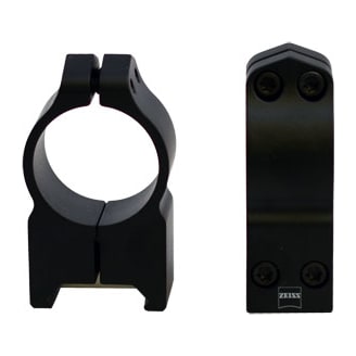 Zeiss Victory Weaver Style 1" Perma Attached High 202M Scope Ring Set 000000-0490-093