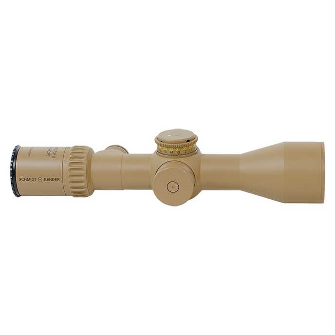 Schmidt Bender PM II 5-20x50 LP LT MTC/CT DT P4Fine FFP 1cm CCW Pantone> Used with ring marks UA1624