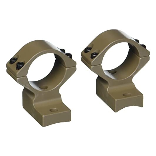 Talley 1" Howa 1500, Mini, Weatherby Vanguard (Med) (Dark Earth) Alloy Lt. Wt. Ring Base Combo DE940734