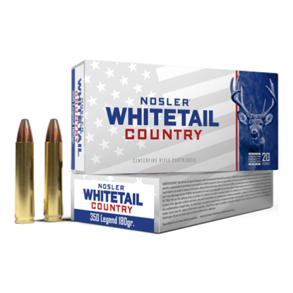 Nosler Whitetail Country WCA - 350 Legend 180g SW (20ct) Ammunition 40130