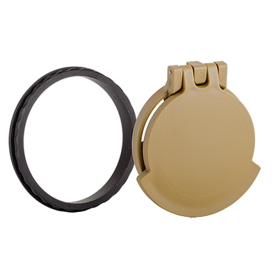 Tenebraex Objective Flip Cover w/ Adapter Ring for Zeiss Conquest 3.5-10x50 52FC03-ZC5000-FCR