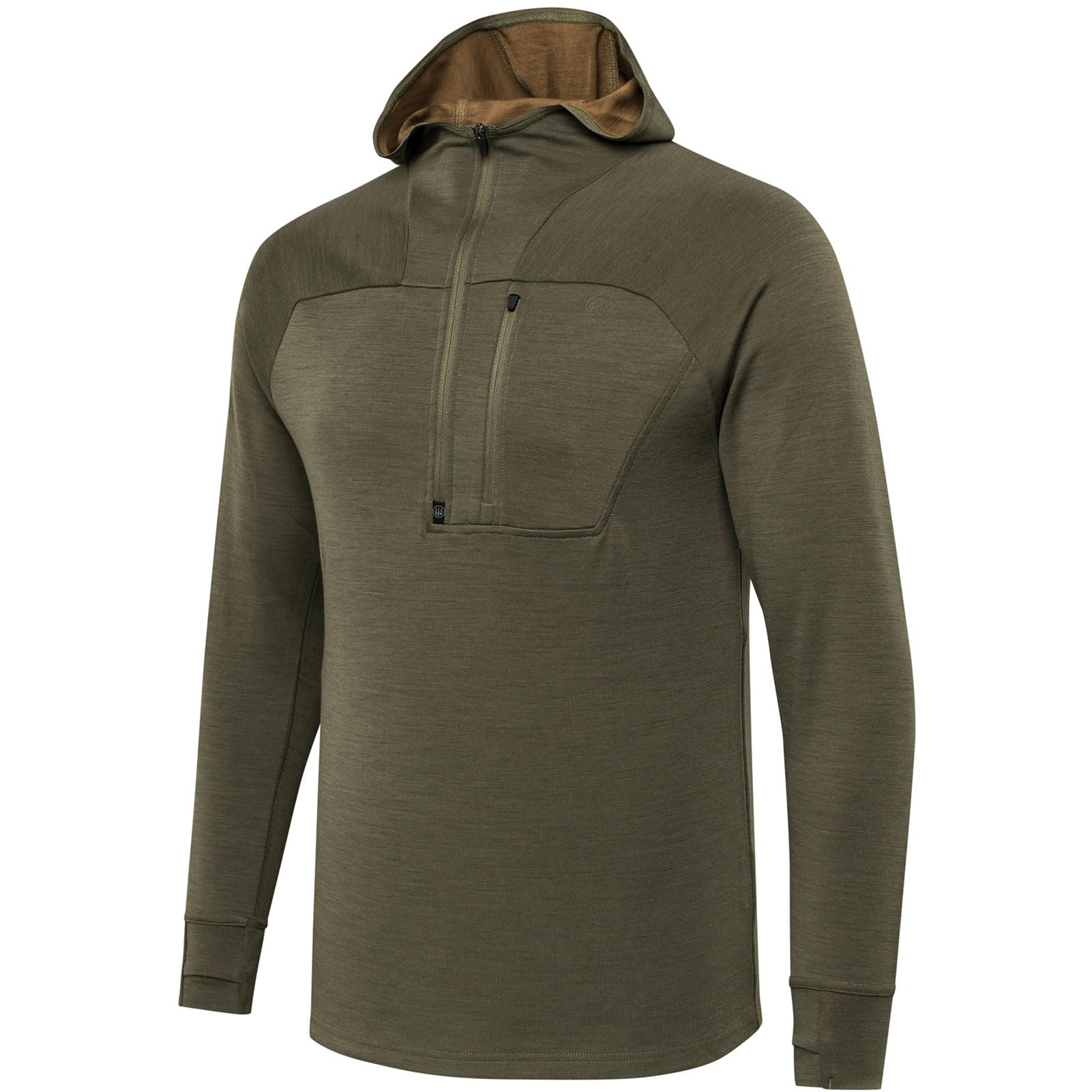 Beretta Apollo Merino Hoodie Green Stone P3801T25370707
