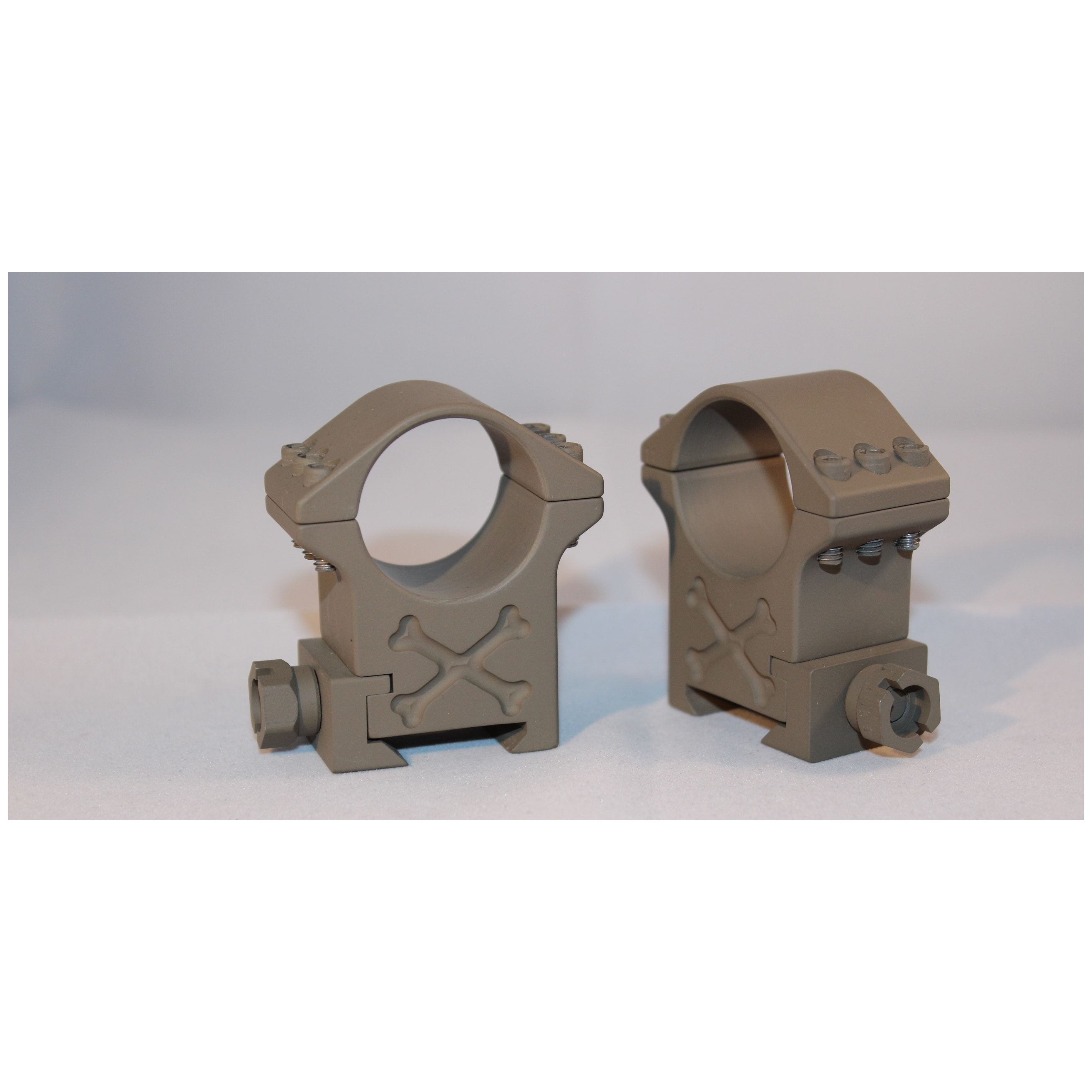 Talley Manufacturing Picatinny Ring 1" Tactical Ring. Dark Earth Med. DET10M