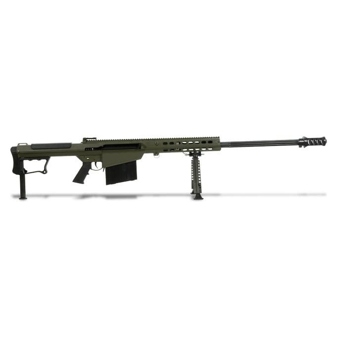 Barrett M107A1 Rifle System OD Green Cerakote Receiver Black 29' Fluted Barrel 14555 14555