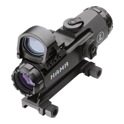Leupold Mark 4 HAMR 4x24 DeltaPoint Illum CMR 7-5 MOA Delta incl flat top mount 111412 111412