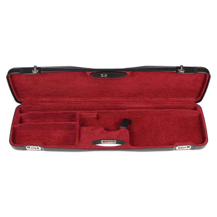 Negrini One Gun OU Sporter with Barrel Upright and Forend Off High Rib Black/Bordeaux Interior 1654LR/5267