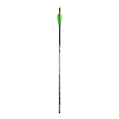 Black Eagle 15/64" Factory Fletched Arrow Deep Impact 2.5" Shield Cut 6 Pk .001"-400 33815