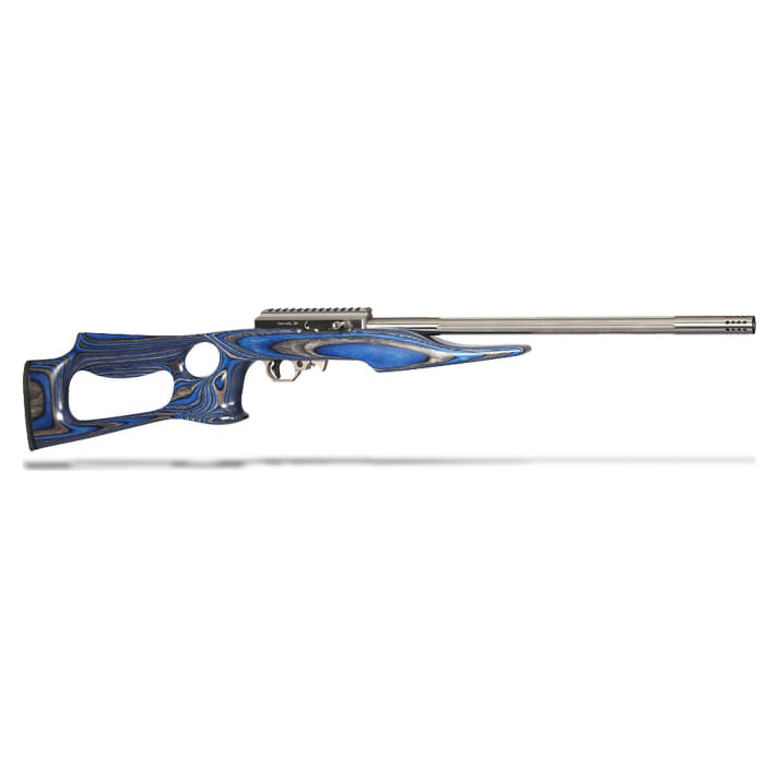 Volquartsen Deluxe 22 LR Blue Thumbhole Rifle VCD-LR-BL-LTH