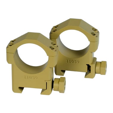 Badger Ordnance 30mm High 1.125" Alloy Ring Set P/N 306-17 RAL8000 306-17