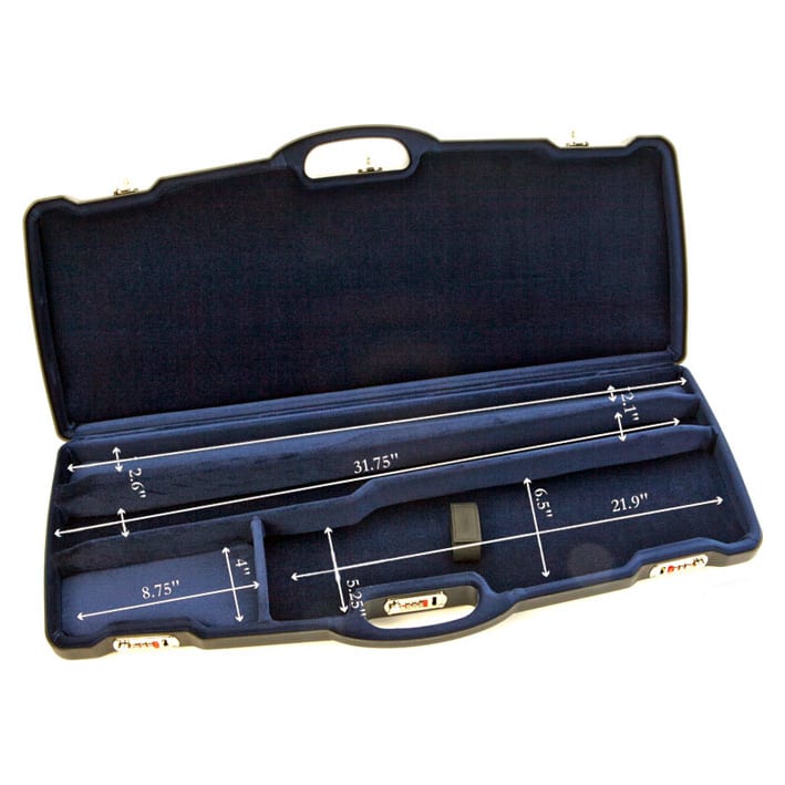 Negrini One Shotgun Two Barrels 31.5" Case Blue/Blue 1623L-2C/4967