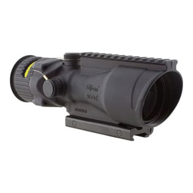 Trijicon TA648MGO-50A ACOG 6x48 Machine Gun Optic Dual Illum Amber Chevron 50 Ballistic Reticle w/ M - Trijicon ACOG