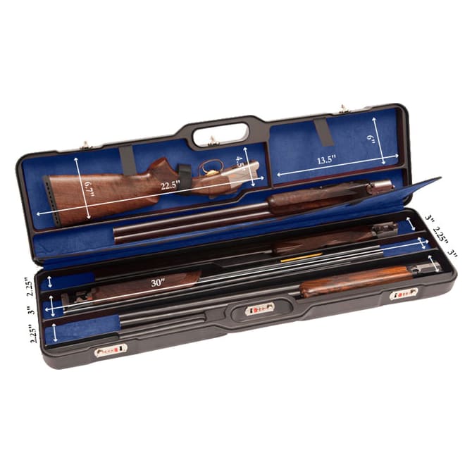 Negrini One Shotgun Four Bbl 30" Case Black/Blue 1674L/4974