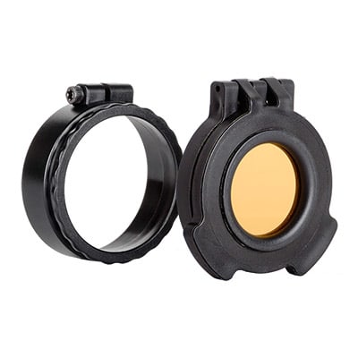 Tenebraex Amber See-Through Objective Flip Cover w/ Adapter Ring for Trijicon MRO 37MMFC-FRA004-ACR