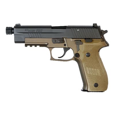 COMBAT, FDE Frame Finish, Chrome-lined Barrel, SLITE Night Sights, 1913 Picatinny Rail---Same as P22 E26R-9-CBT-TB