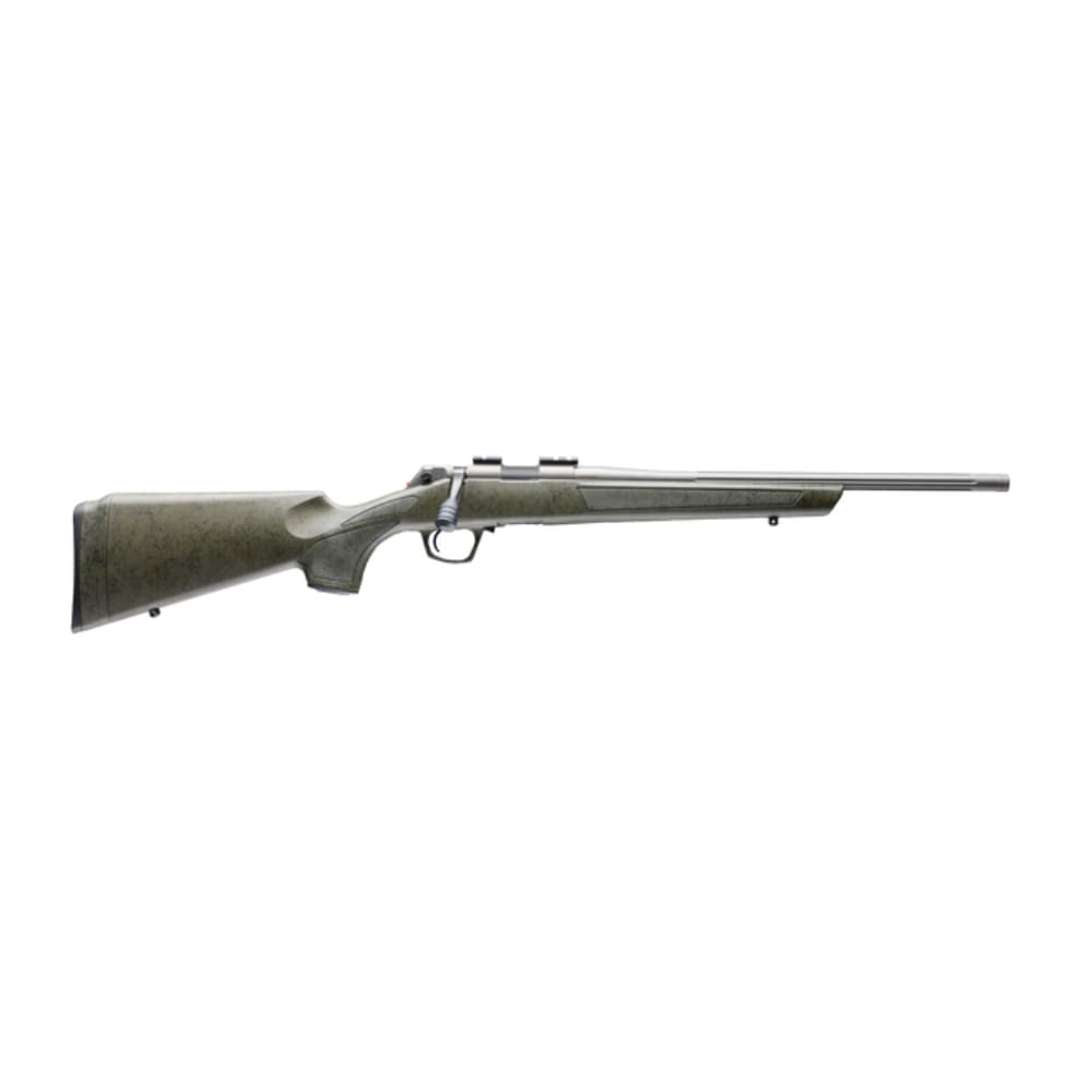 CVA Centerfire Cascade XT Rimfire .22 LR 18" 1:16" 1/2x28 Bbl Tungsten/OD Green Rifle w/Thread Protector &amp; 2-Piece Rails CR2201