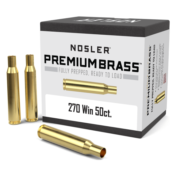 Nosler Premium Brass Box - 270 WIN (50ct) 10155