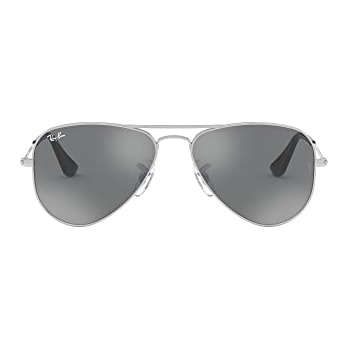 Ray-Ban Junior Aviator Silver Grey Mirror Silver 0RJ9506S-2126G52