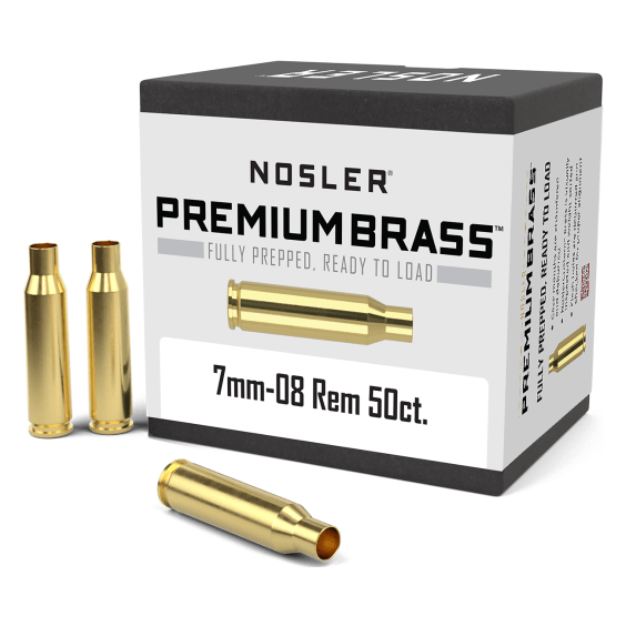 Nosler Premium Brass Box - 7mm-08 Rem (50ct) 10187