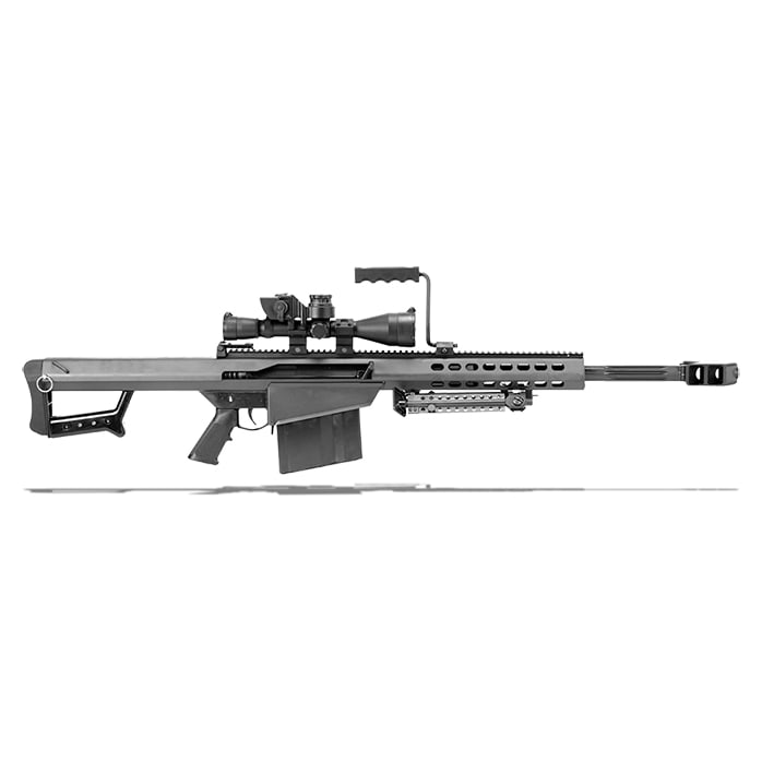 Barrett 82A1 50 BMG 20" Phosphate Mark 4 M1, BORS, Rings 13124